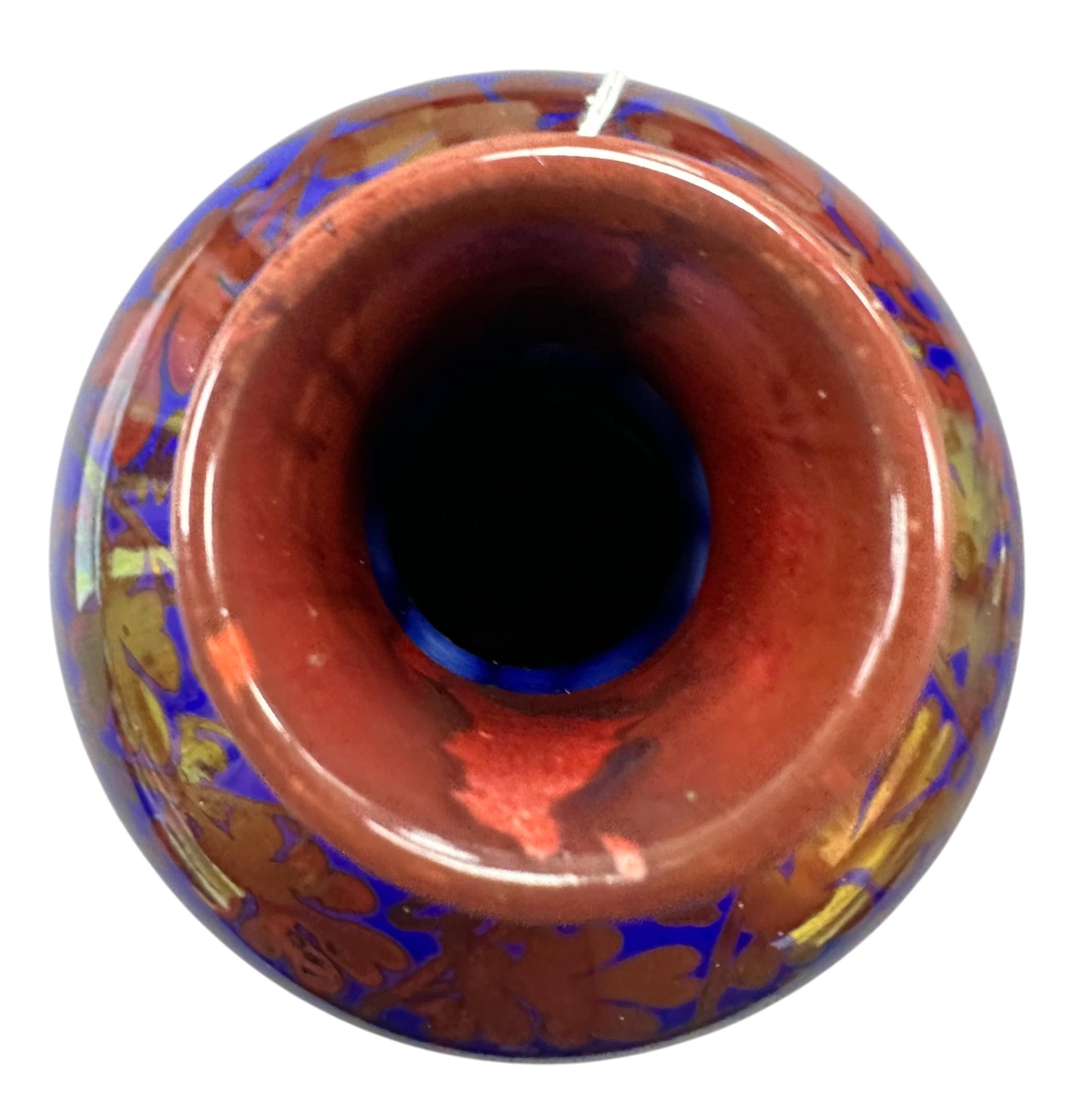 Gordon M. Forsyth (1879–1952) for Pilkingtons Royal Lancastrian: A copper lustre bottle vase